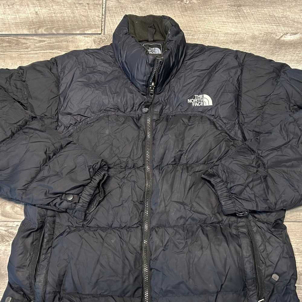 The North Face 700 Goose Down Puffer Puffy Black … - image 2