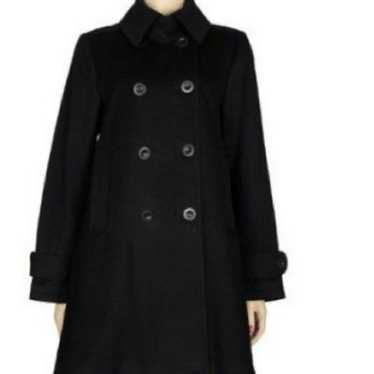 Theory Wool Mid-Length Pea Coat style Nuray Size … - image 1