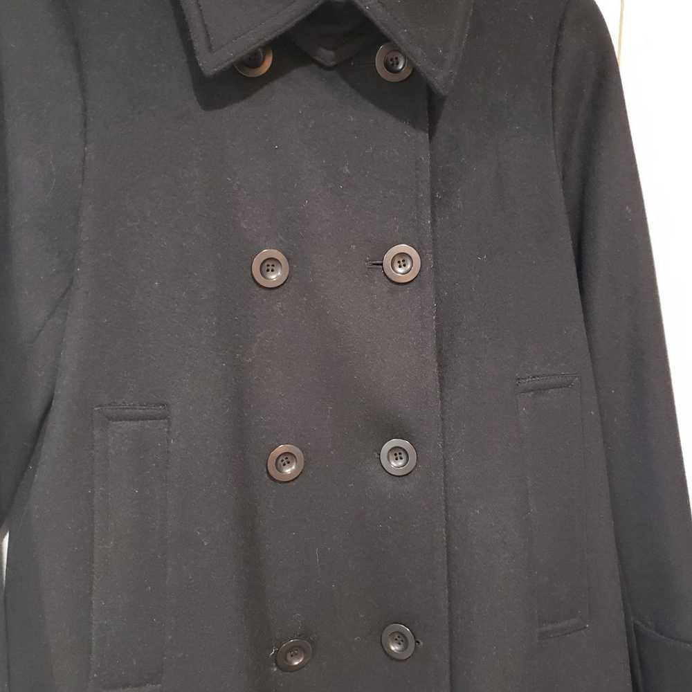 Theory Wool Mid-Length Pea Coat style Nuray Size … - image 5