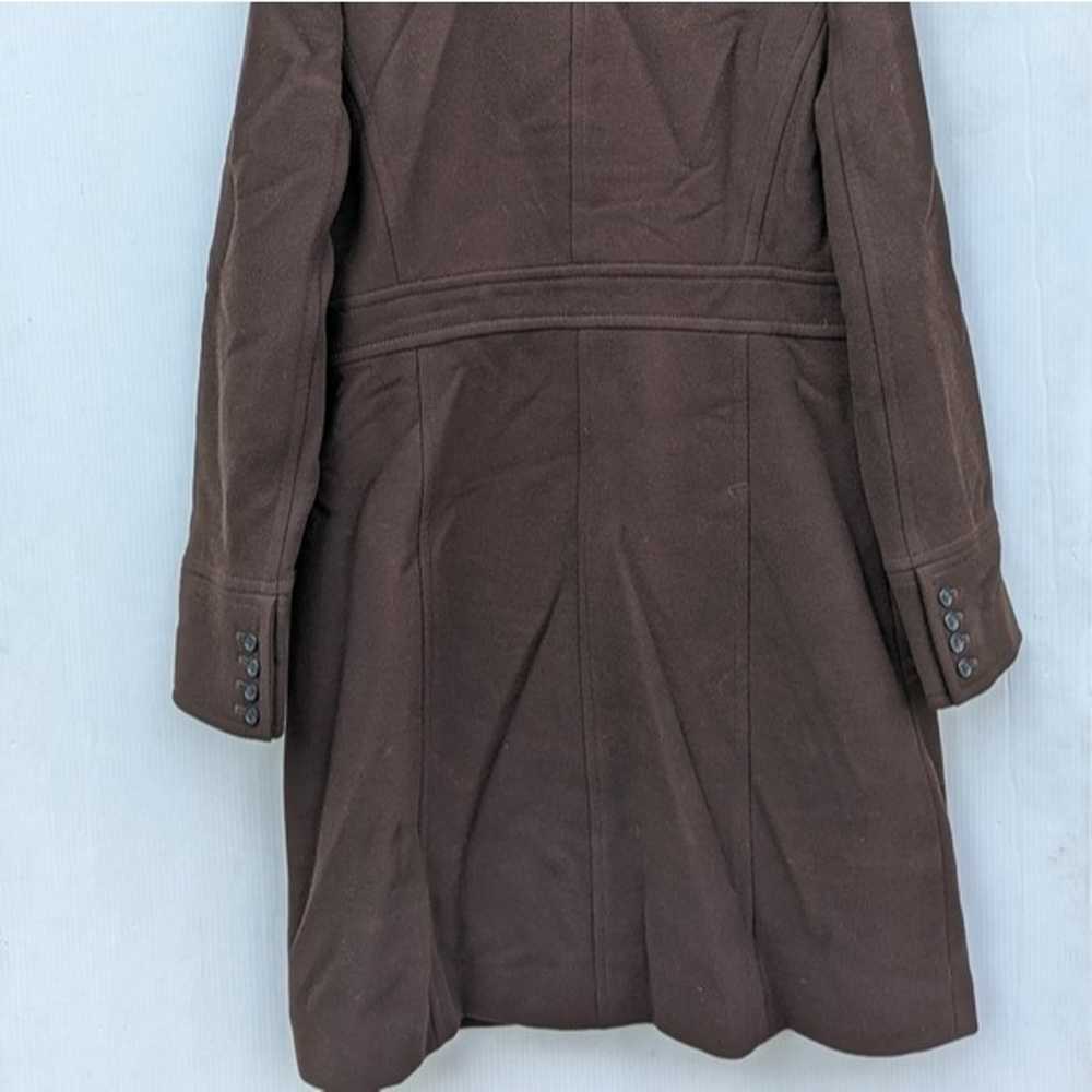 J CREW Classic lady day coat double cloth brown - image 10