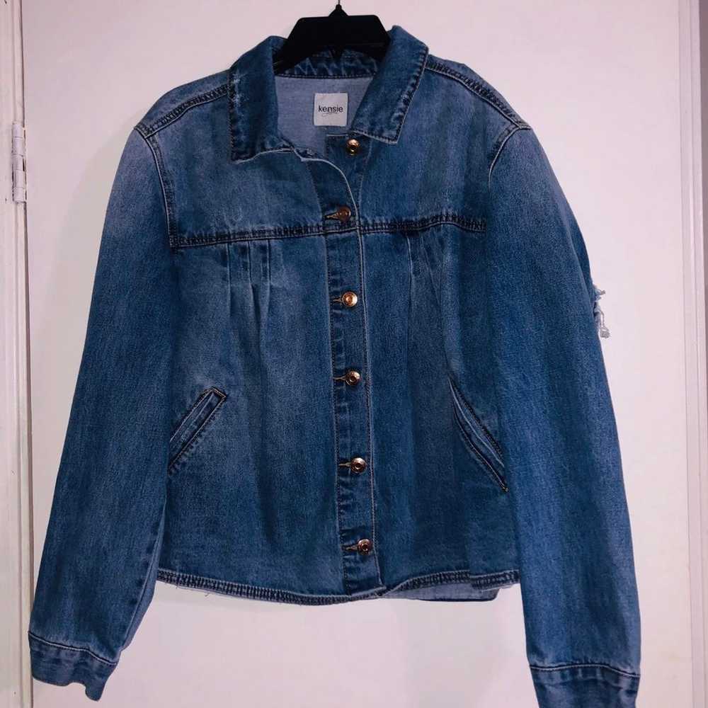 Painted jean jacket - image 4