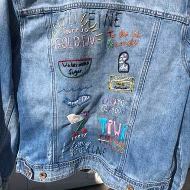 embroidered harry styles themed jacket