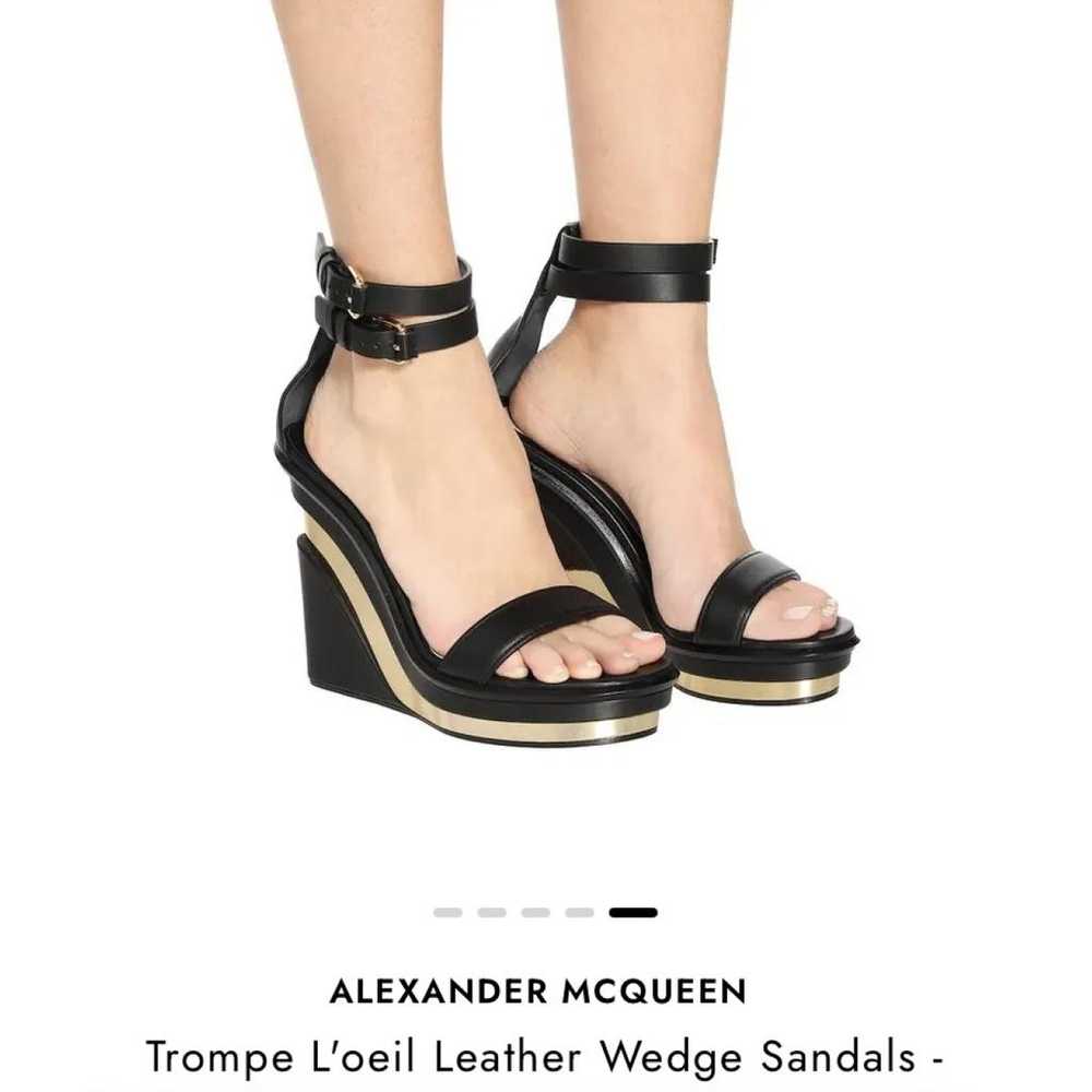 Alexander McQueen Leather heels - image 10