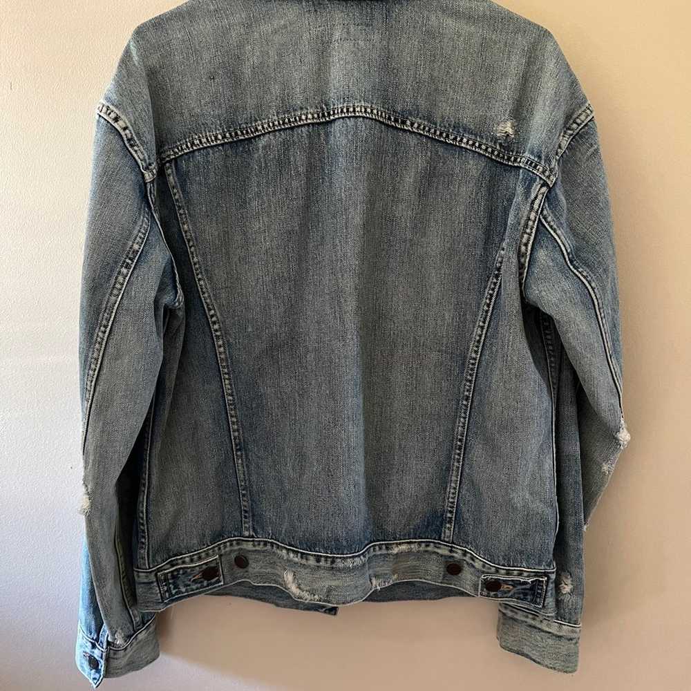 ABLE Merly Distressed Jean Jacket - image 2
