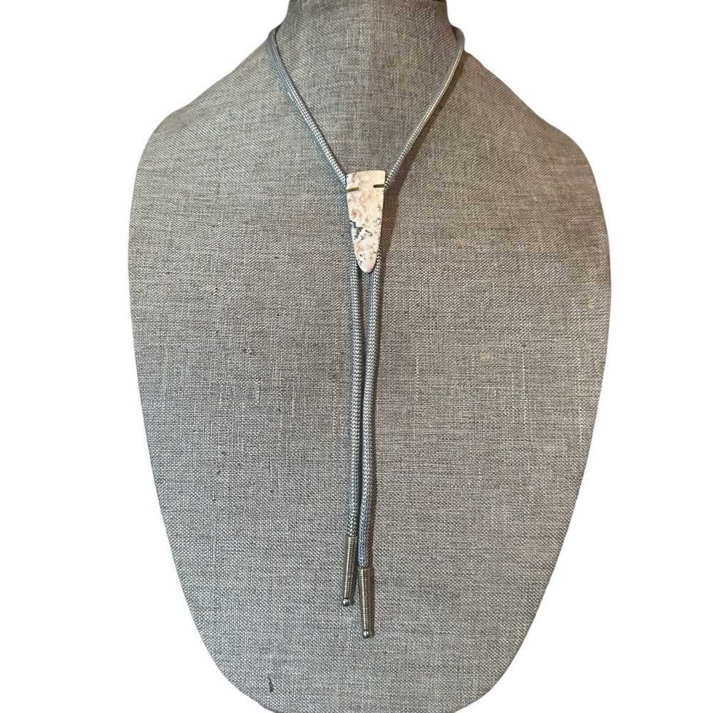 Vintage Vintage arrowhead rope lariat necklace - image 2