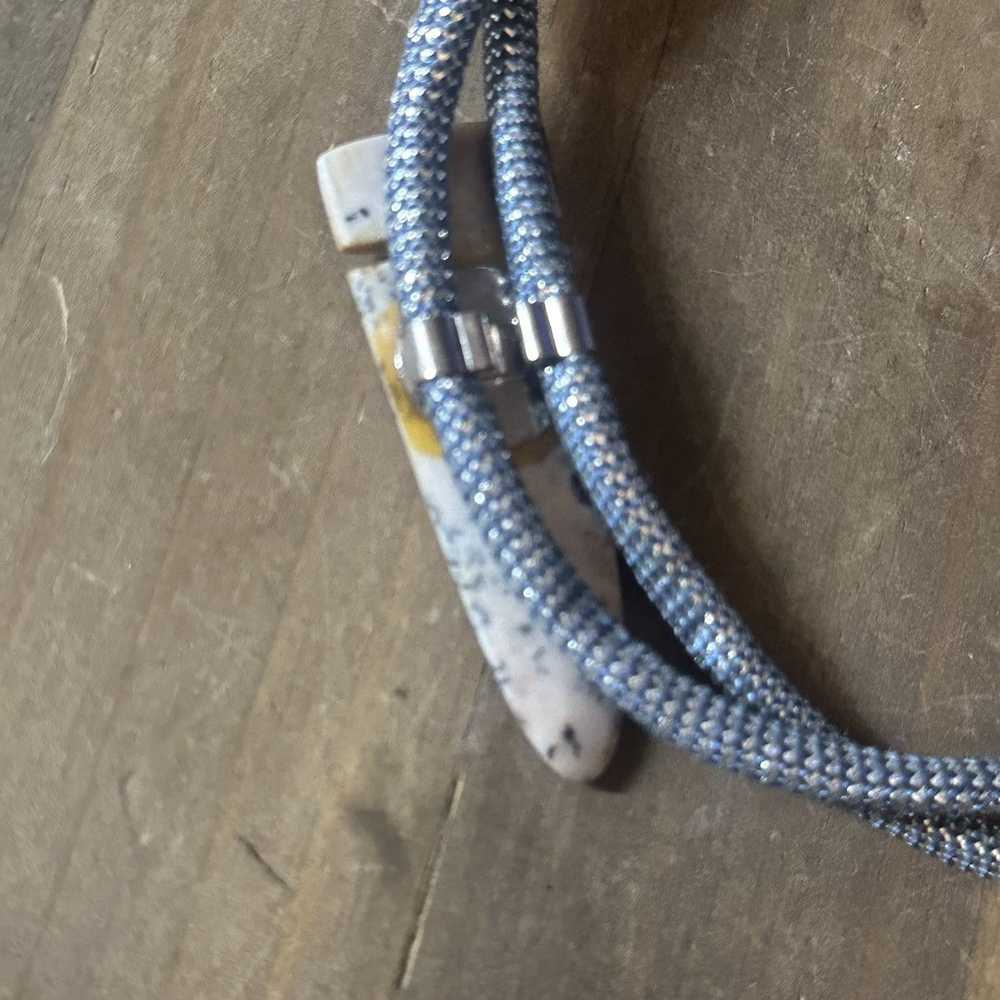 Vintage Vintage arrowhead rope lariat necklace - image 4