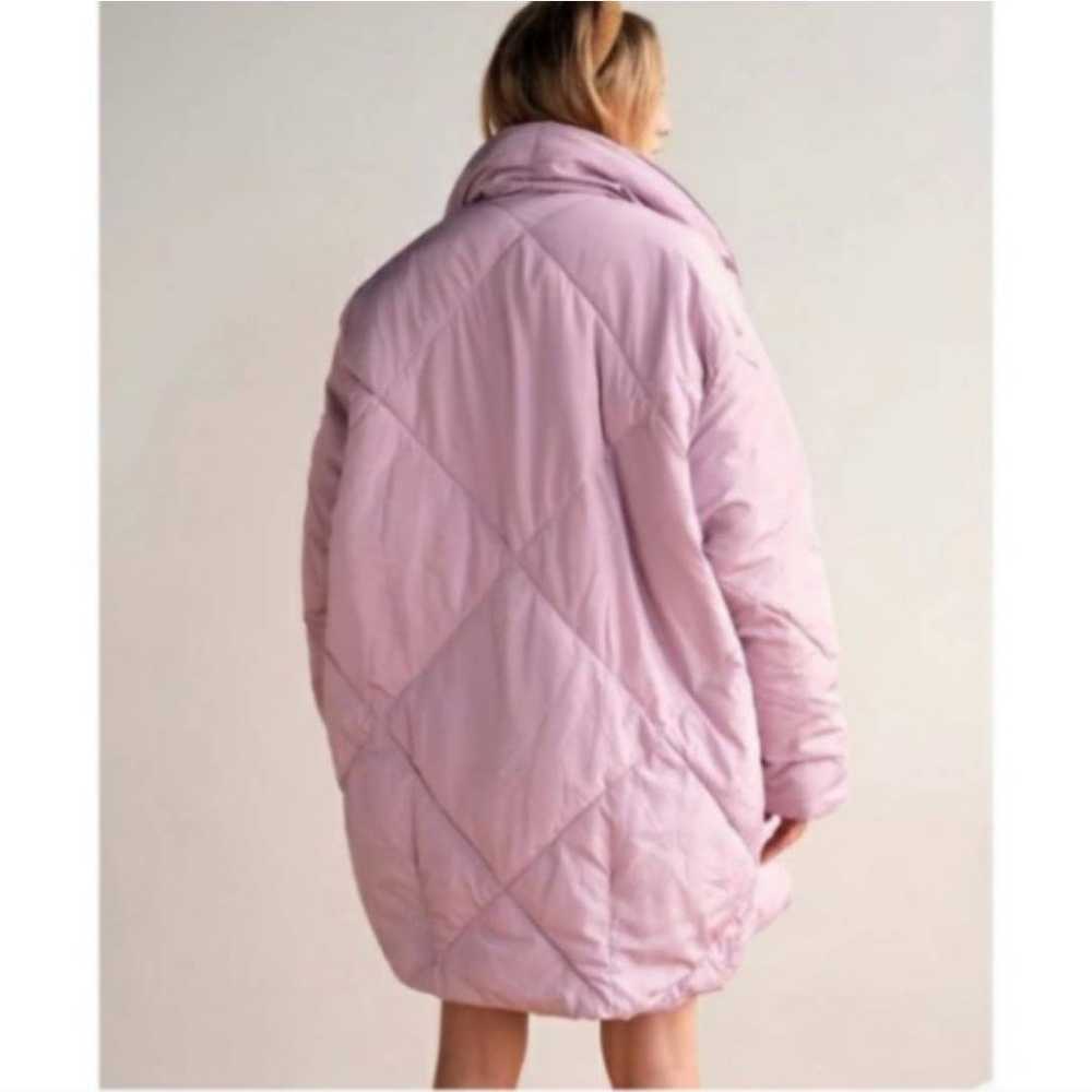 Free People Revolve Ella Purple Quilted Puffer Co… - image 7
