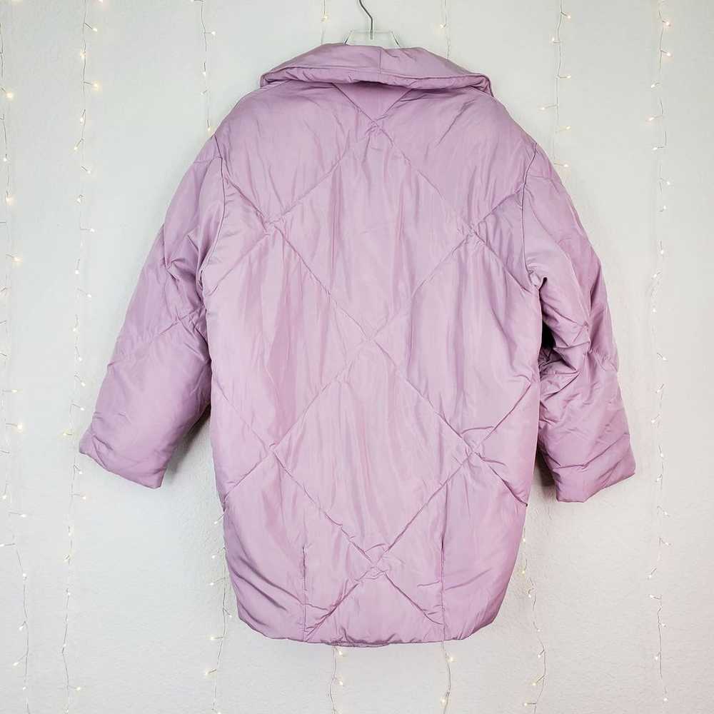 Free People Revolve Ella Purple Quilted Puffer Co… - image 8