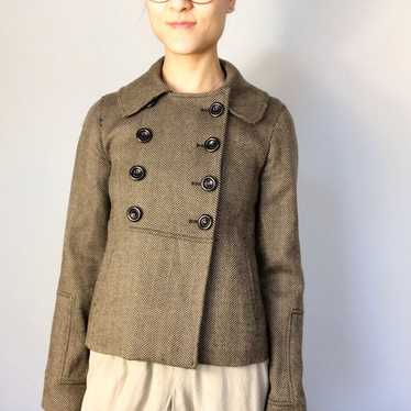 Ulla Johnson herringbone wool peacoat