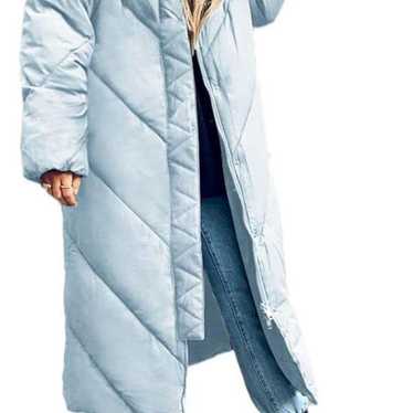 Women's Hooded Long Puffer Coat Winter Longer Thi… - image 1