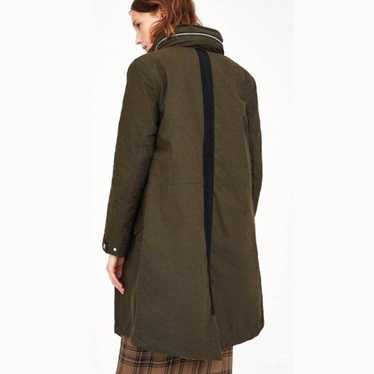NEW Zara Water Repellent Hooded Layer Parka • Arm… - image 1