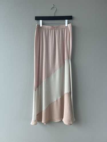 Helmut Lang 90s Asymmetric Silk-Modal Skirt