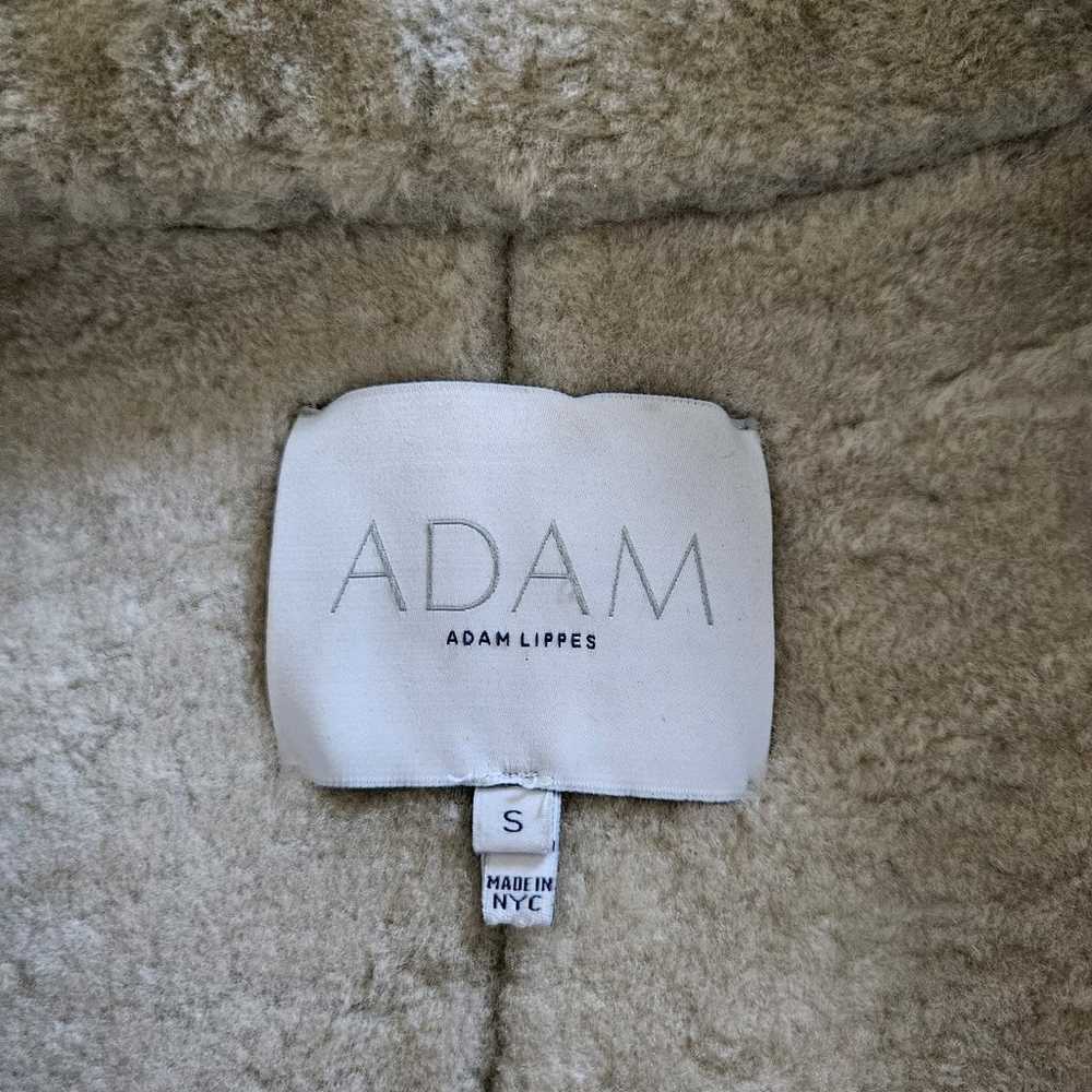 Adam Adam Lippes Black Lamb Shearling Puffer Vest… - image 9