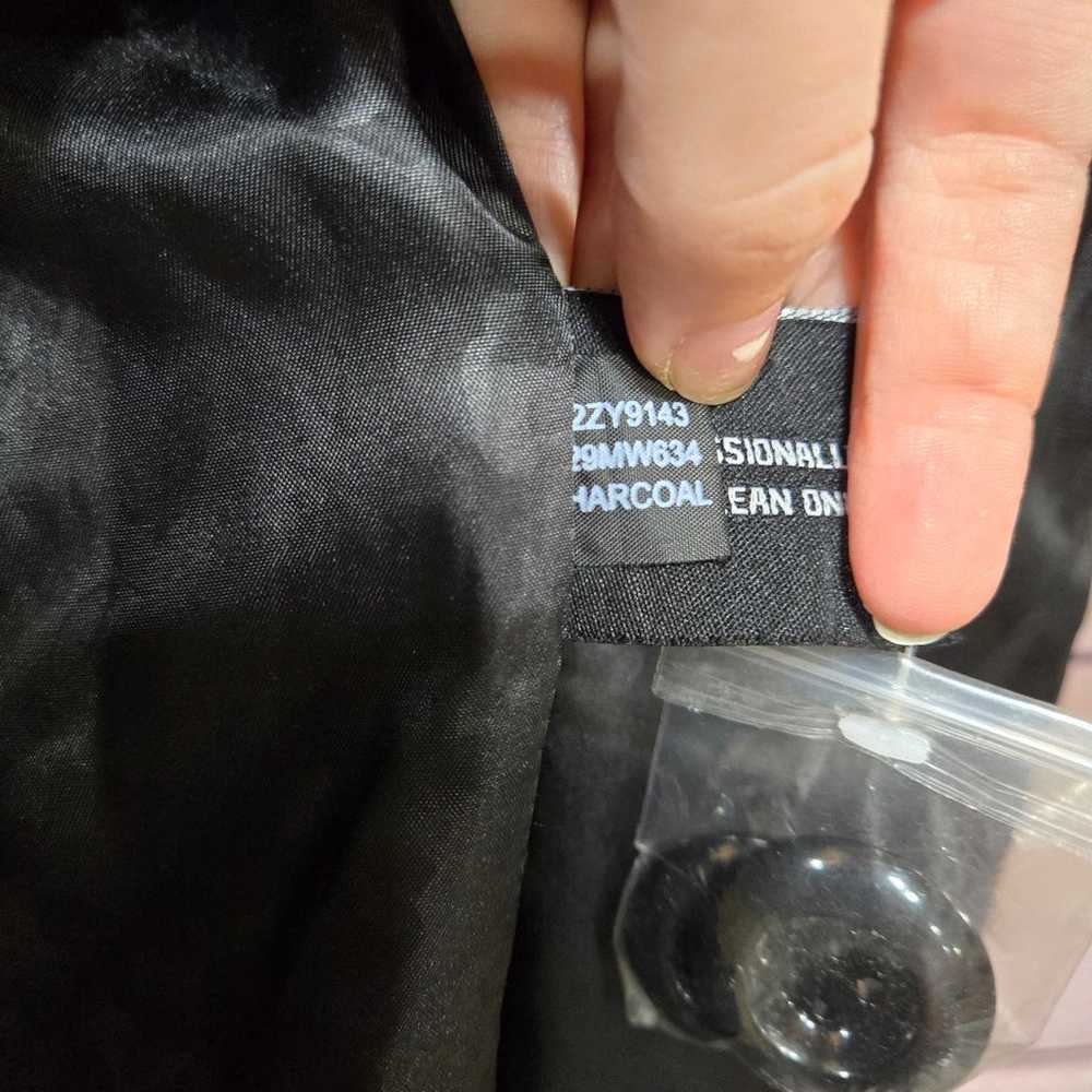 Guess Dark Grey Wool Blend Heavy Mid-Length Peaco… - image 9