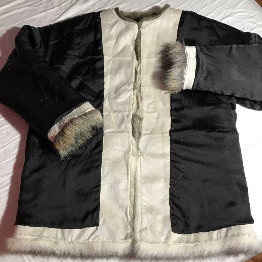 Short faux-fur Coat for women - image 12