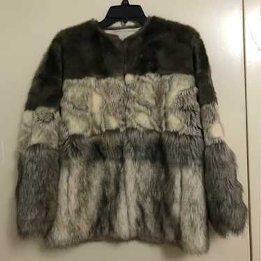 Short faux-fur Coat for women - image 1
