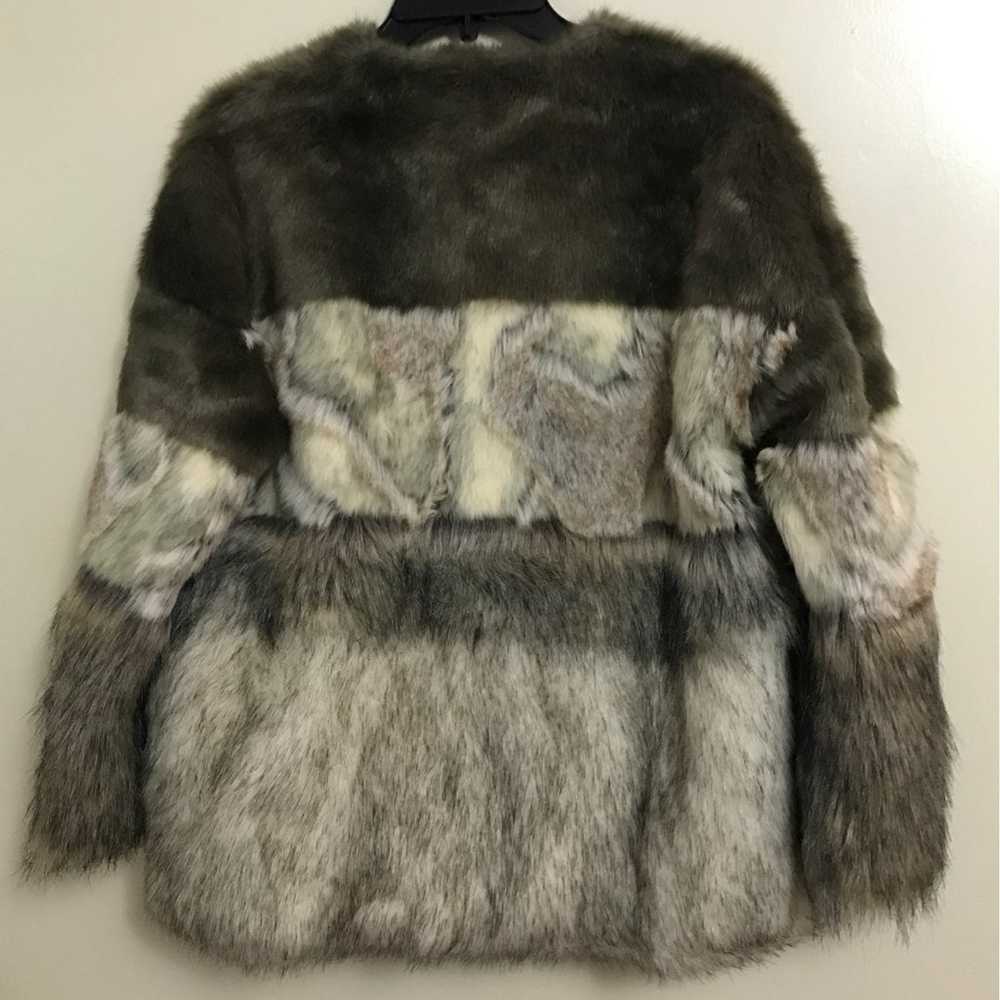 Short faux-fur Coat for women - image 2