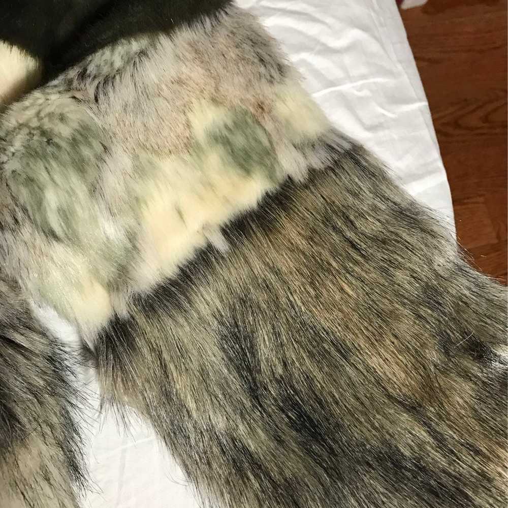 Short faux-fur Coat for women - image 4