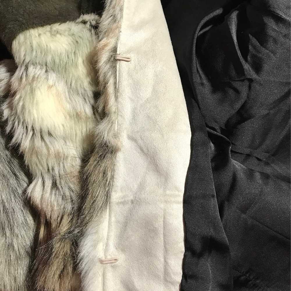 Short faux-fur Coat for women - image 9
