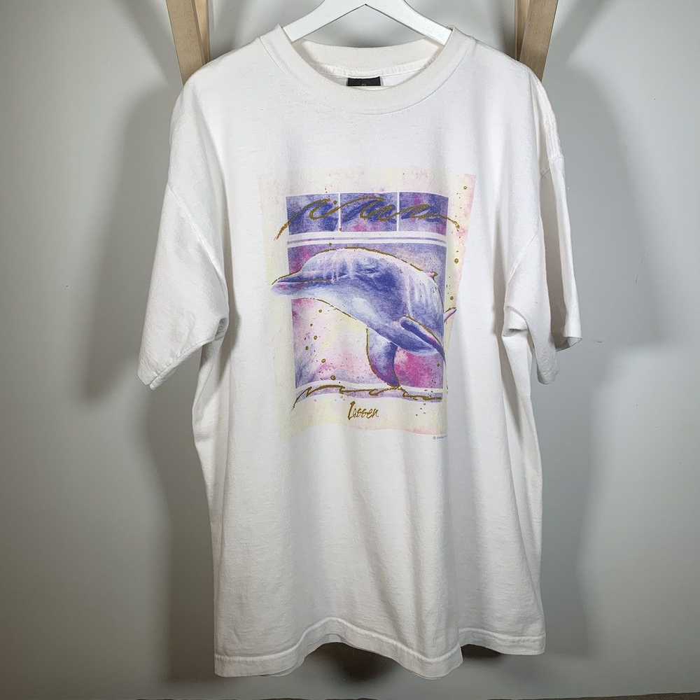 Animal Tee × Made In Usa × Vintage Vintage 90s Ps… - image 3