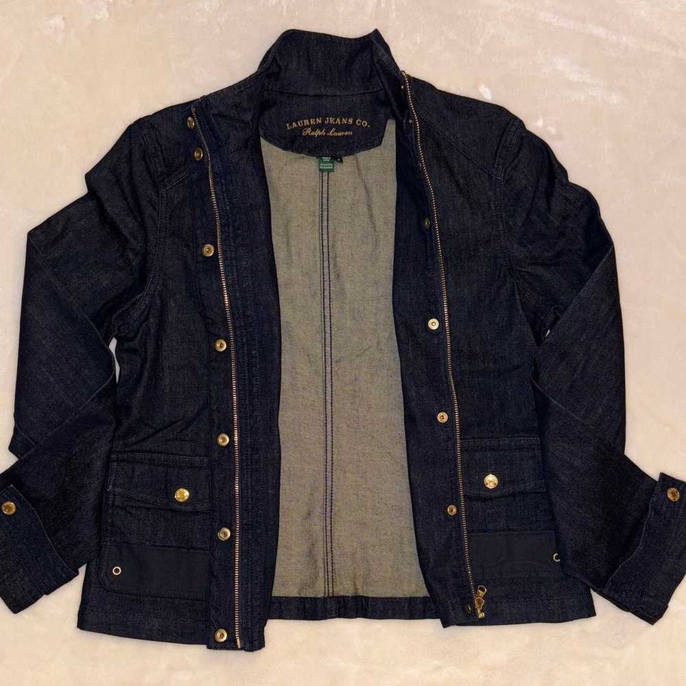 NWOT Lauren Jean Co. Ralph Lauren Dark Denim Vint… - image 2