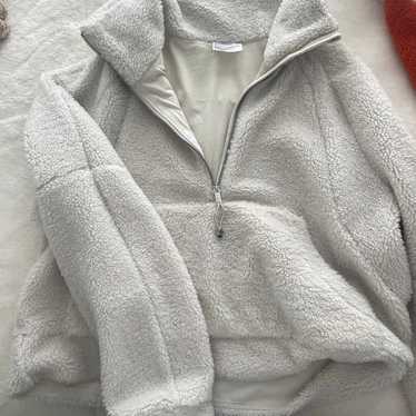 White Sherpa Scuba hoodie - image 1