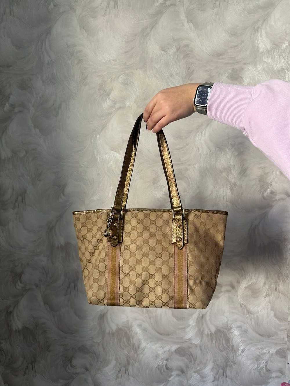 Gucci × Luxury × Vintage Gucci Women Tote Bag She… - image 2