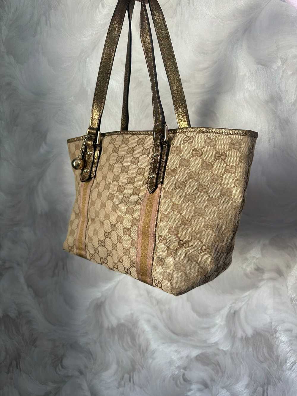 Gucci × Luxury × Vintage Gucci Women Tote Bag She… - image 3