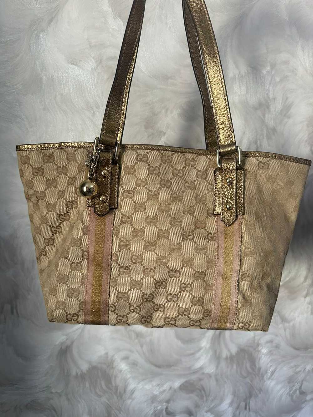 Gucci × Luxury × Vintage Gucci Women Tote Bag She… - image 5
