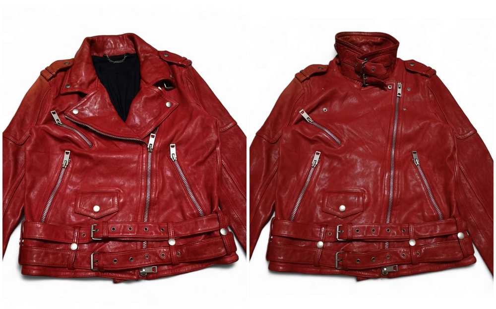 Leather Jacket × Vintage Vintage Women's Ramones … - image 5