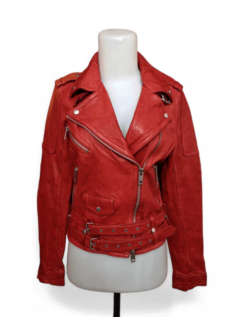 Leather Jacket × Vintage Vintage Women's Ramones … - image 7