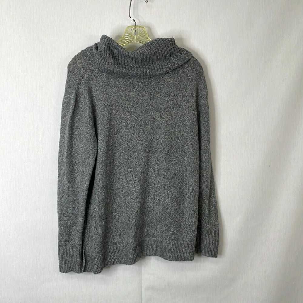 Vintage SO Womens Gray Long Sleeves Cowl Neck Kni… - image 2
