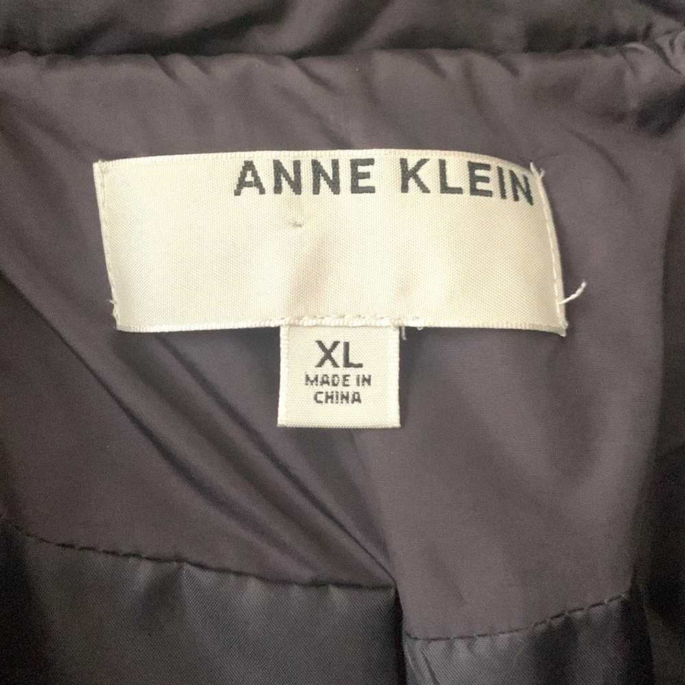 Ann Klein XL Women’s Black Zip Up Puffer Jacket S… - image 5