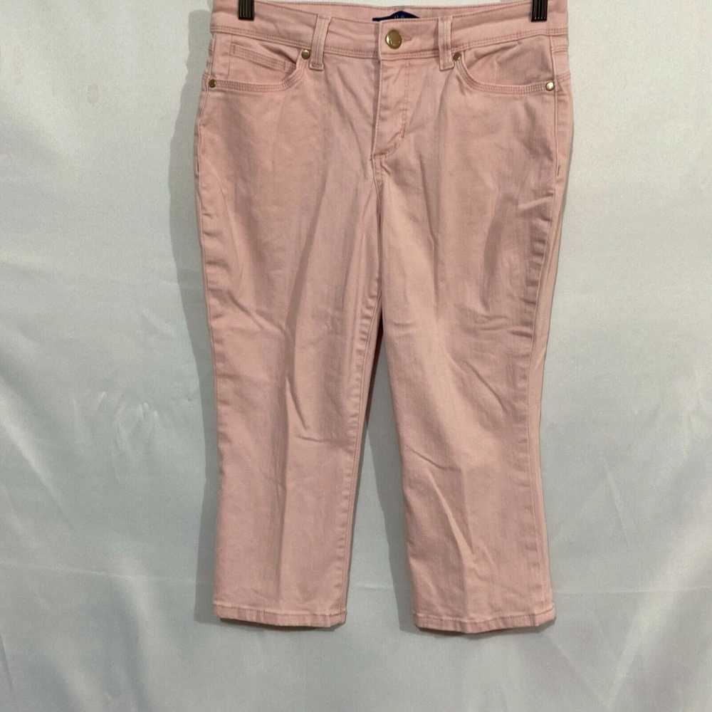 Vintage Bandolino Womens Pink Stretch Pockets Fla… - image 1