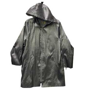 Mycra Pac One Designer Wear Nickel hooded rain coa