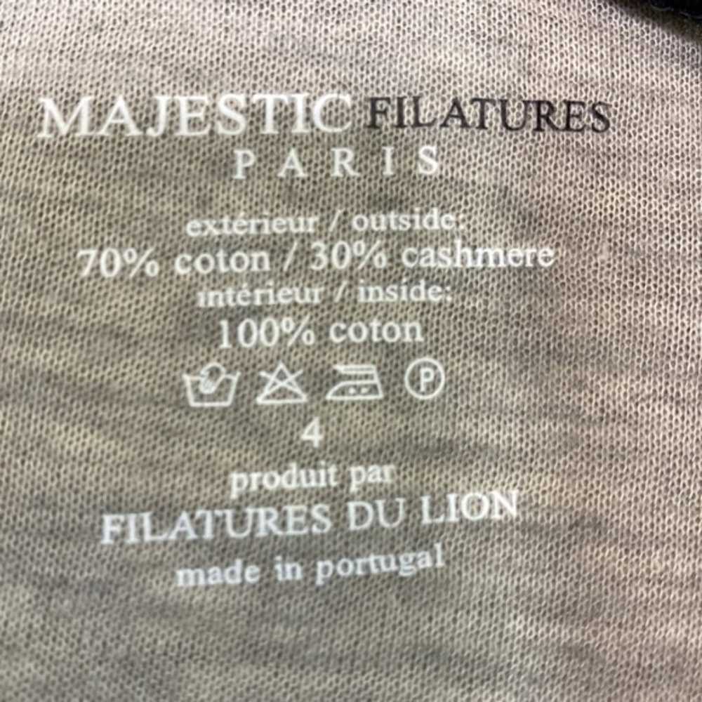 Majestic Filatures Cotton Cashmere Knit Blazer Si… - image 5