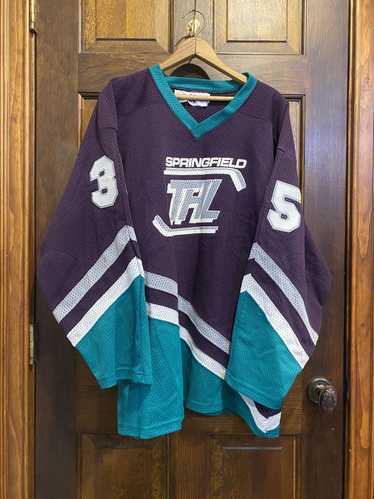 Vintage Kobe Springfield THL Hockey Jersey Mesh P… - image 1