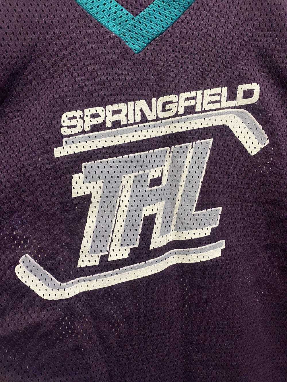 Vintage Kobe Springfield THL Hockey Jersey Mesh P… - image 4