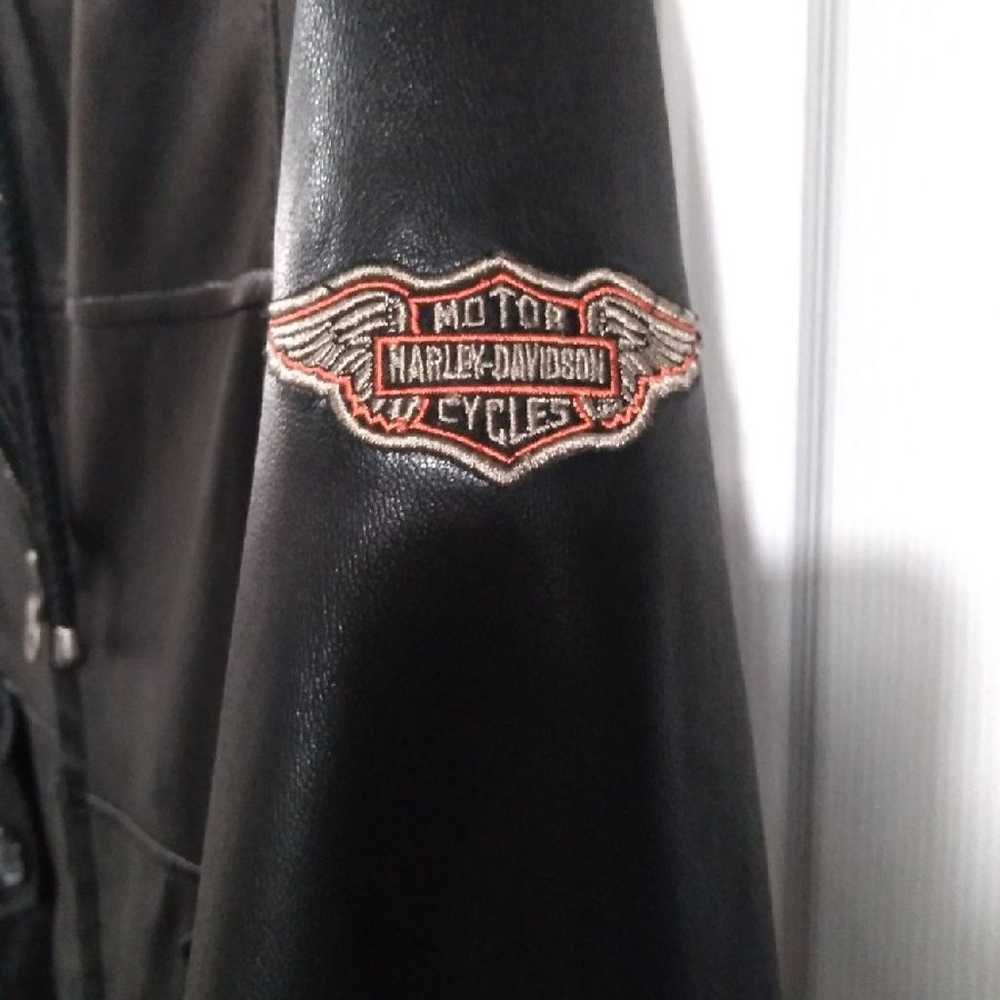 Harley-Davidson leather jacket size XS - image 2