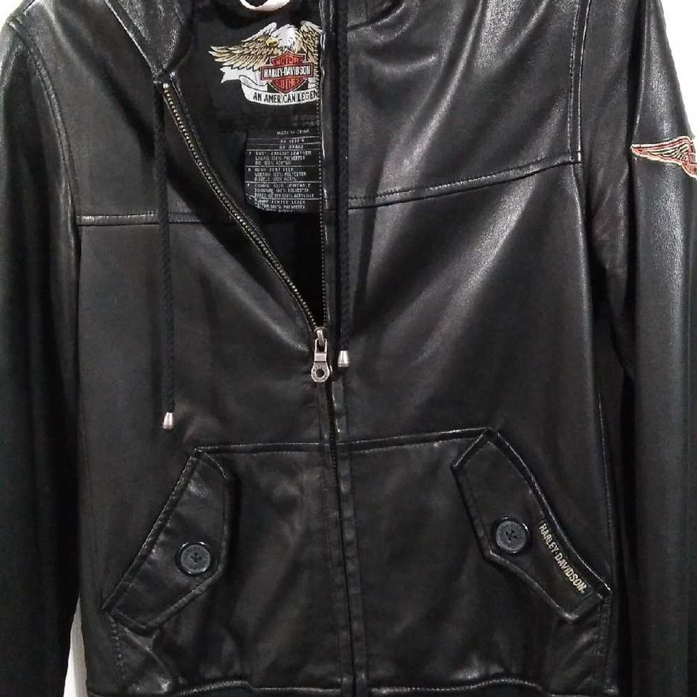 Harley-Davidson leather jacket size XS - image 3