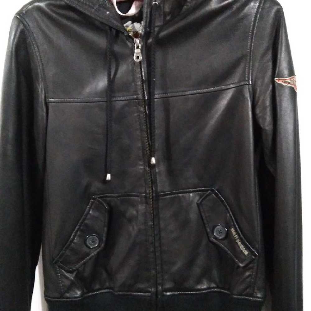 Harley-Davidson leather jacket size XS - image 4