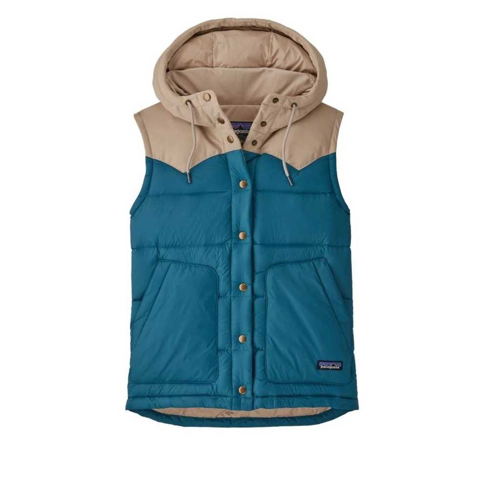Patagonia Women's Bivy Hooded Puff Vest sz S in t… - image 1