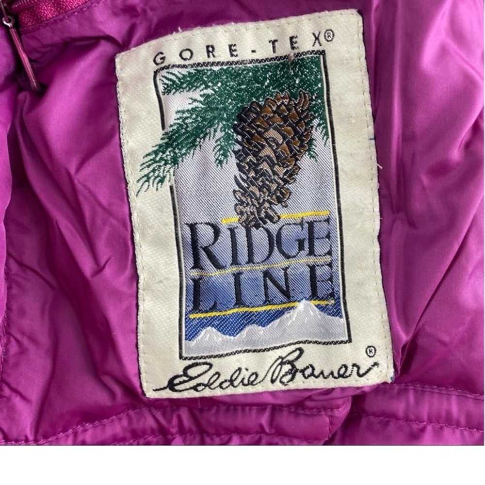 Eddie Bauer Ridge line Plum Gore-tex Winter coat - image 8