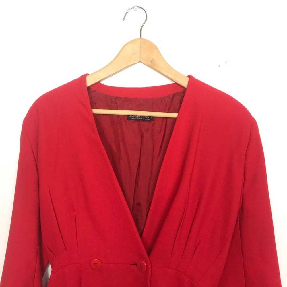 Giorgio Armani Red Women’s Blazer Size S - image 2