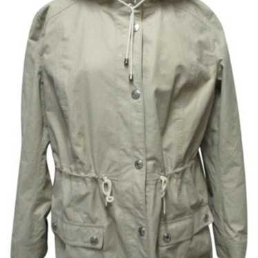 Coach Beige XL Hooded Jacket Anorak Women Pockets… - image 1