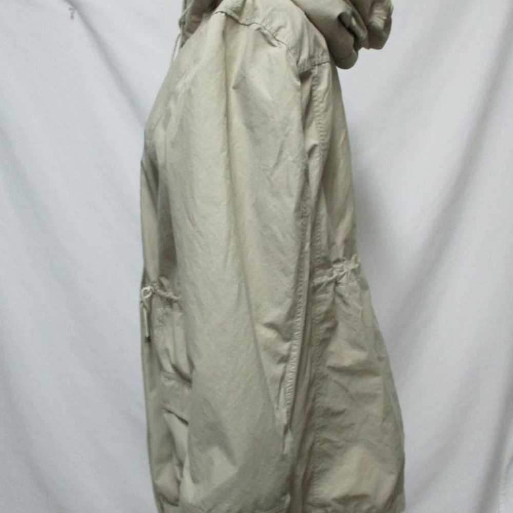 Coach Beige XL Hooded Jacket Anorak Women Pockets… - image 2