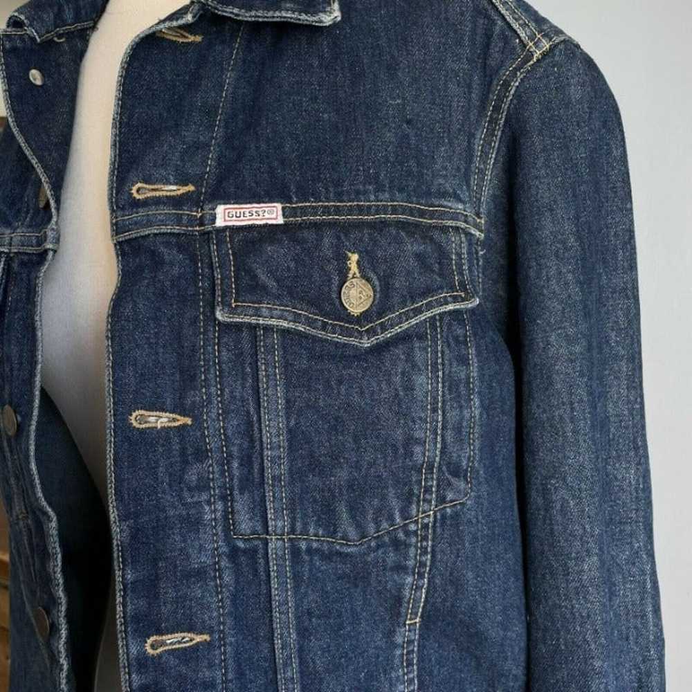 Vintage Guess Denim Jean Jacket Georges Marciano … - image 5