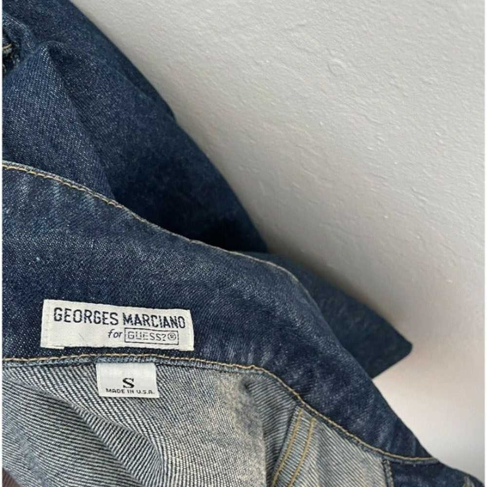 Vintage Guess Denim Jean Jacket Georges Marciano … - image 7