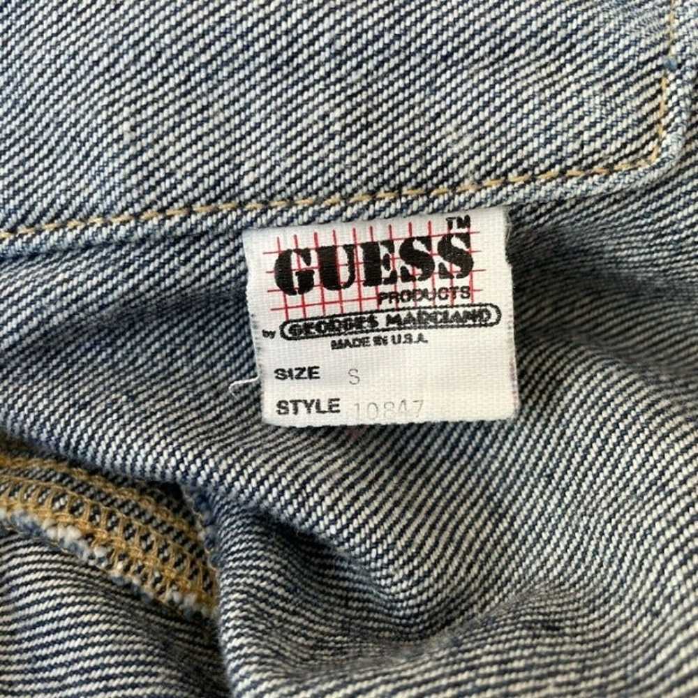 Vintage Guess Denim Jean Jacket Georges Marciano … - image 8