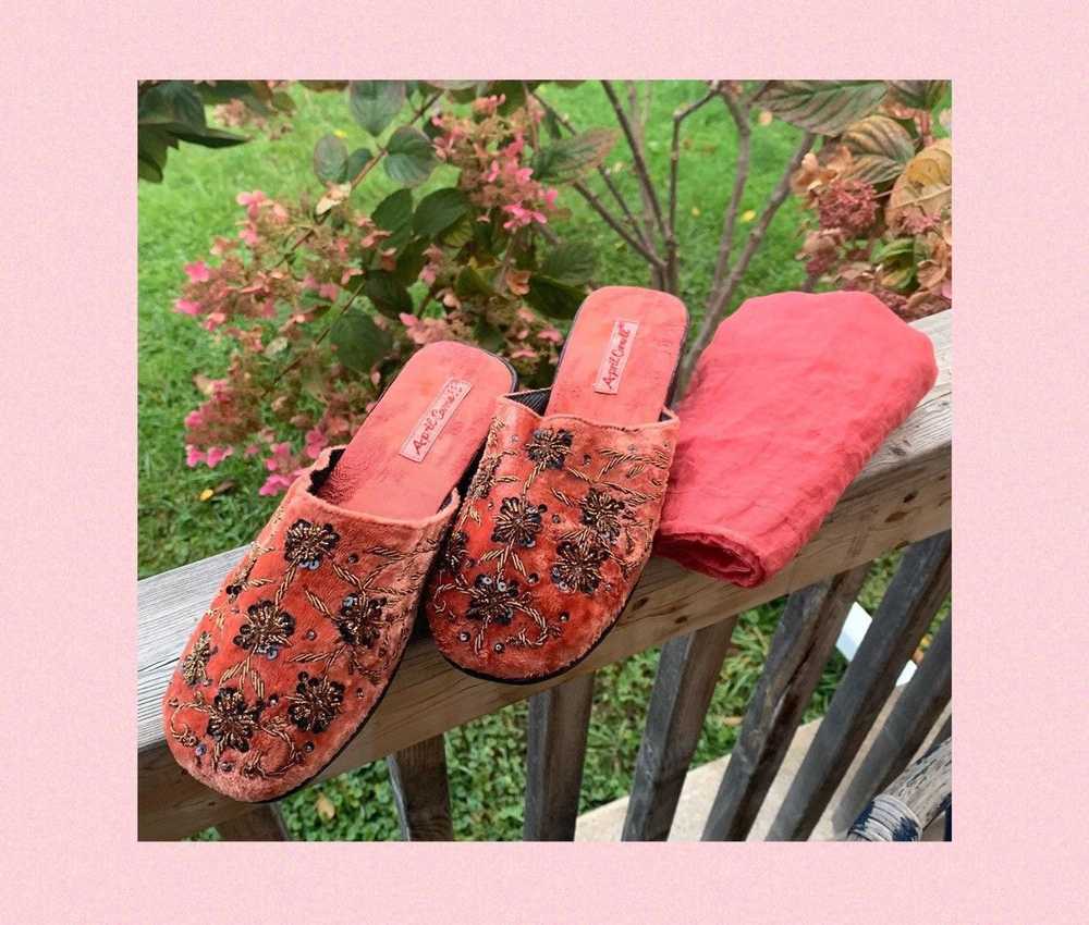 Vintage April Cornell Designer Shoes Ladies 90s F… - image 1